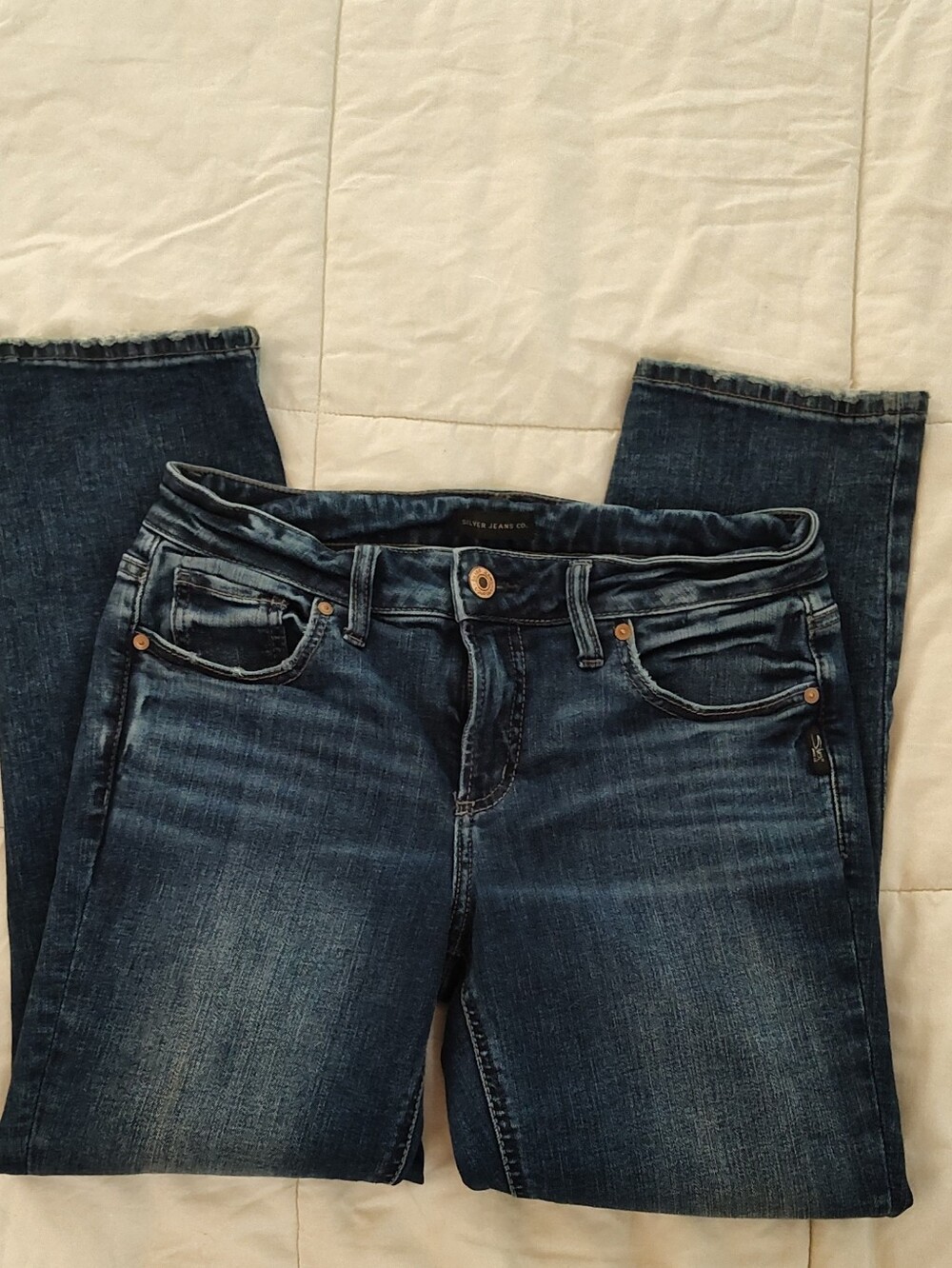 Silver Jeans Women's Dark Blue Skinny Jeans